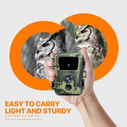 Mini câmera de caça para trilha, 20mp, 1080p, armadilha para fotos selvagens, mini600, floresta, animais, ip65, à prova d'água, faixa de vigilância - Image 1