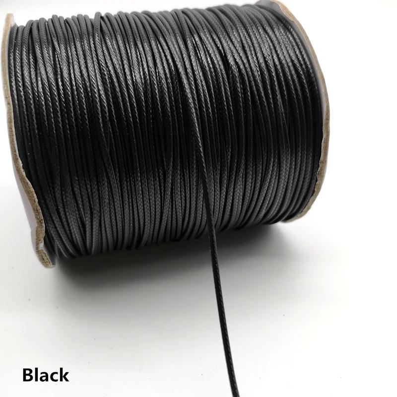 Fio encerado para bijuterias diy, 5 jardas, 1.5mm, corda de couro, costura, cera manual, # roli - Image 1