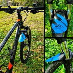 NICEDACK Venda quente de bicicleta para-lama uma variedade de padrões colocação opcional de para-lama dianteiro de bicicleta acessórios de bicicleta legais - Image 1