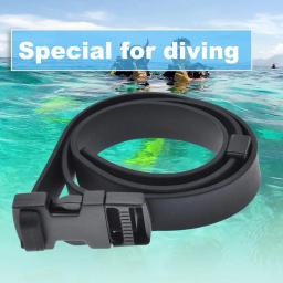 Cinto de mergulho de alta elasticidade, não deformado, leve, liberação rápida, tiras de borracha, snorkeling, cintos, substituição, suprimentos - Image 2