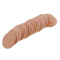 20 peças 36mm base de madeira disco redondo peças para faça você mesmo pintura artesanato scrapbooking - Image 5
