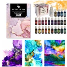 10 unidades/pacote suave álcool almofada de tinta papel para pintura desenho arte artesanato diy 1xca - Image 5