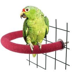 Papagaio animal de estimação u forma barra suporte poleiro moagem garra brinquedo suprimentos pássaro gaiola decoração acessórios do pássaro - Image 1