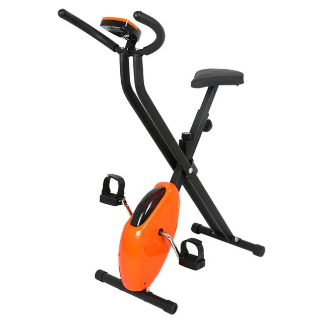 Bicicleta de Exercício Dobrável para Treinos em Casa - Equipamento Estático de Fitness Indoor