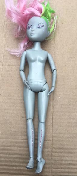 Corpo de boneca com cabeça, boneco monstruoso, preto, azul, cinza, verde, figura de boneca, coleção de brinquedos, presente para crianças - Image 5