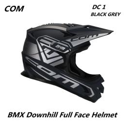 Capacete de mountain bike com dc1 ajustável, rosto inteiro, mtb, corrida, downhill, bmx, viseira estilo moto, removível, lavável - Image 3
