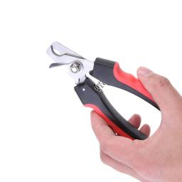 Cortador de unhas profissional para animais de estimação, tesoura de aço inoxidável para tosa de pets, cães e gatos com bloqueio tamanho s m - Image 6