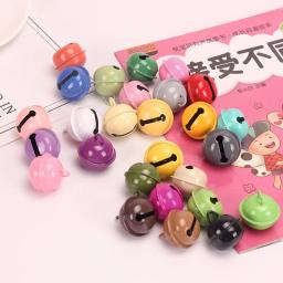 10 pçs 22mm colorido sinos de natal grânulos jingle sinos festa decoração da árvore de natal pingentes diy artesanato artesanal acessórios - Image 4