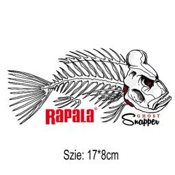 Ferro De Transferência De Calor Em Patches para Roupas, Moda Peixe Osso, Adesivos Térmicos, Decoração De Impressão, T-Shirt, DIY, 17x8cm - Image 3