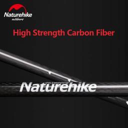 Naturehike-Outdoor Ultraleve Walking Stick, Portable Caminhadas Fibras de Carbono, Trekking Poles, Seção 3, Outer Lock Stick, Ski Stick - Image 3