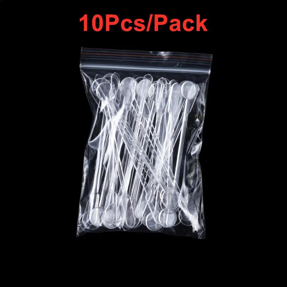 Colher De Espátula De Silicone Para Fazer Jóias De Resina, Agitando Vara, Dispensação De Cola, Molde De Resina UV, Ferramentas Plásticas, 10-100Pcs - Image 1