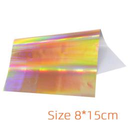 Folha De Calor Do Laminador De Transferência Holográfica, Laser De Ouro, Papel De Folha De Estampagem A Quente, Laminado Holográfico, Pintura De Cartão De Artesanato - Image 2
