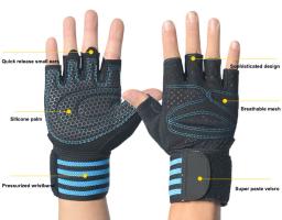 Luvas de levantamento de peso com apoio para o pulso, ideal para exercícios pesados, construção corporal, academia e treino - Image 4