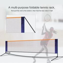 Dobrável Badminton Net Rack, Portátil, Padrão, Móvel, Rede, Suporte, Suporte, Interior, Exterior, Jogo, Suporte - Image 6