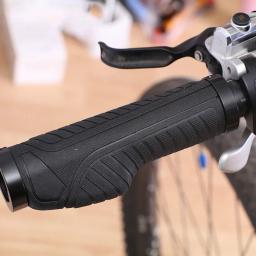 Punhos ergonómicos para mountain bike, punhos em borracha com fechadura, pega para bicicleta, acessórios mtb - Image 4