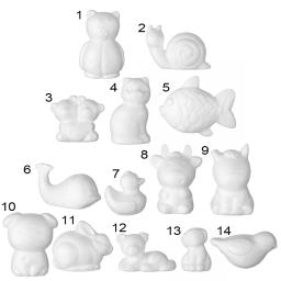 Bolas de espuma de poliestireno branco modelagem animais forma isopor artesanato para diy presentes de natal festa de casamento suprimentos decoração - Image 1