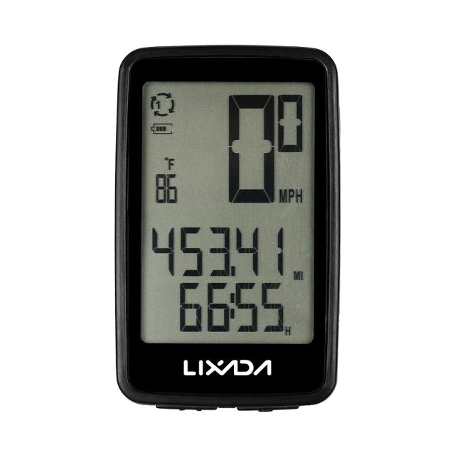 Velocímetro Sem Fio para Bicicleta com GPS, Luz de Fundo USB e Cronômetro Digital
