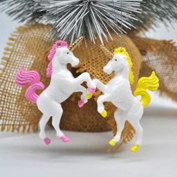 Amuleto de unicórnio para pendurar, enfeite multicolorido para árvore de natal, decoração de festa de ano novo, 2020 - Image 3