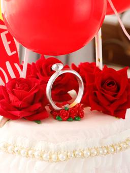 Decorações para festas de aniversário, suprimentos para festa de feliz aniversário de casamento, decoração de bolo em balão, topper de bolo com 10 peças - Image 4