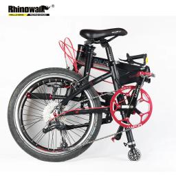 Rhinowalk rolagem roda reforço para dobrável bicicleta roda de rolo de reforço rolo assistor reforço formação auxiliar fácil de - Image 4