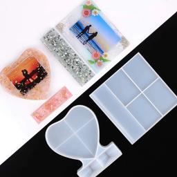 Grande Silicone Moldes Da Moldura Da Foto, Molduras, Resina Moldes, Fundição Forma Do Coração, Epóxi UV, DIY Home Table Decor - Image 3