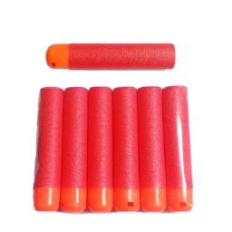 6 peças mega para nerf, dardos de rifle sniper vermelho mega de 9.5cm, refil de espuma, grandes dardos, balas de cabeça para a série mega n-strike - Image 1