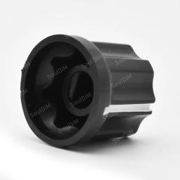 10 pçs botões de guitarra baixo plástico amplificador amp knob acessórios guitarra baixo preto tom volume botões para guitarra acessórios - Image 6