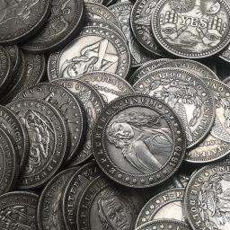 38mm dinossauro leão hobo níquel antigo moeda collectible coleção de arte de moeda antiga física comemorativa moedas antigas réplicas - Image 5