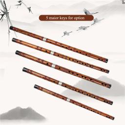 Flauta de bambu dizi, instrumento musical chinês de boa qualidade, chaveiro de madeira, c d e f, profissional, dizi transversal - Image 4