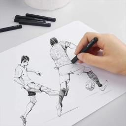 Premium Square Carvão Desenho Lápis Set, Comprimido Carvão Vara, DIY Desenho Artesanato, Esboço e Sombreamento, 18 Pcs - Image 6
