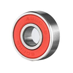 Rolamento de roda de skate 2x608 2rs, rolamento de roda de skate com vedação vermelha antiferrugem 8x22x7mm e 10 peças - Image 1