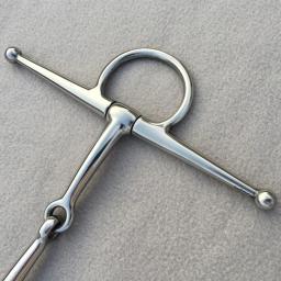 Broca de cavalo de aço inoxidável, equipamento de bochecha completa, bocal de cobre de 5 polegadas, broca banhada a ferro - Image 4