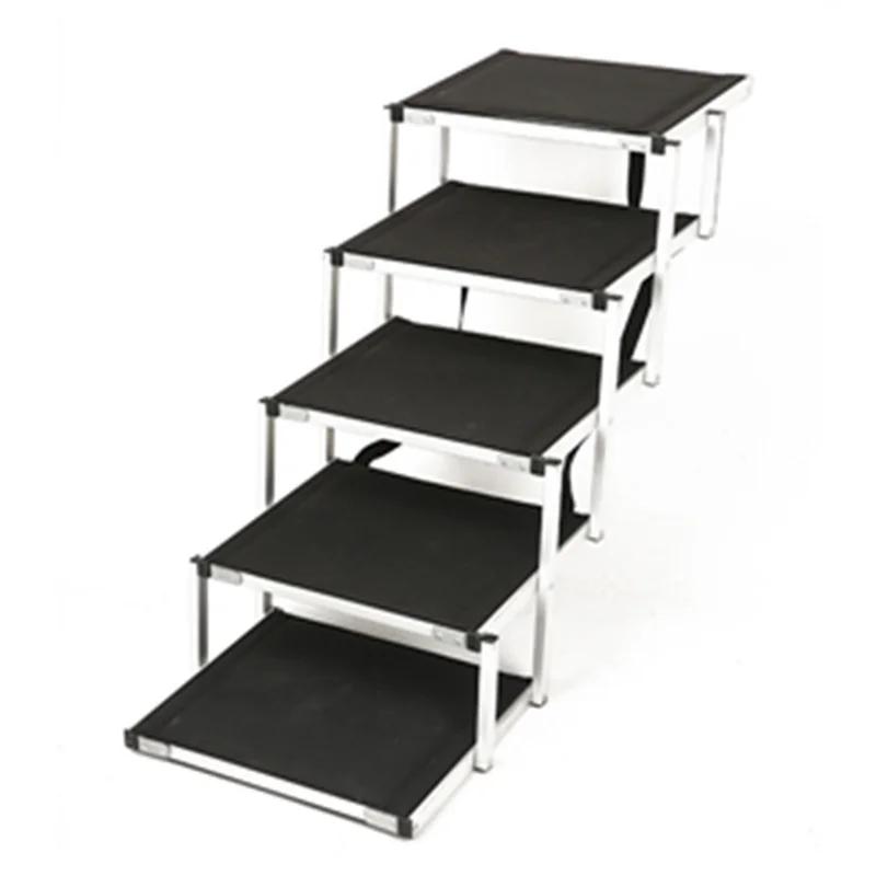 Alwaytamanho suporte de escada para cães de estimação, em alumínio leve e dobrável, para camas altas, caminhões, carros e suv - Image 1