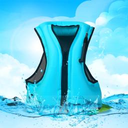 Adulto inflável nadar colete salva-vidas para snorkeling flutuante dispositivo natação à deriva surf esportes aquáticos de poupança de vida - Image 5
