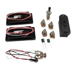 Captadores ativos para guitarra kerrey, conjunto de acessórios para captador de guitarra humaca, gola em v e ponte com potenciômetro - Image 5