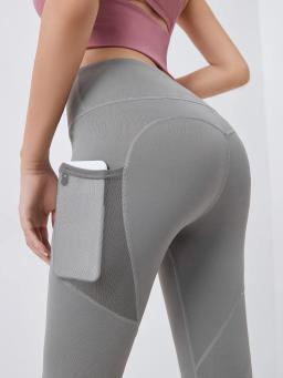 Calças de ioga com bolsos para levantamento de quadril, roupa de yoga de secagem rápida, respirável, com bolsos laterais para corrida, fitness - Image 3