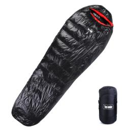 Saco de dormir leve múmia, térmico, branco, ganso, ao ar livre, saco, compacto, apto para mochila, camping, caminhadas, inverno - Image 2