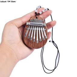 Mini Kalimba Thumb Piano, Grande Som, Teclado com Dedos, Instrumento Musical, De Madeira, Acrílico, 8 Chaves, Mais Novo - Image 2