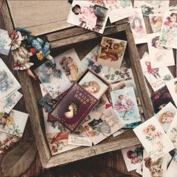 Mini Pequena Coleção Cartões, Cartões Postais, Carta de Aniversário, Presente do negócio, Cartão de Mensagem Set, 100Pcs por lote - Image 3