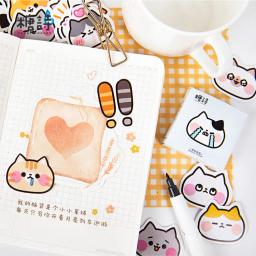 Adesivos de vinil adesivos gatos, 45 peças, animais, gatinho adesivo para garrafas, laptop, computador, telefone diy, diário, decoração, scrapbooking - Image 5