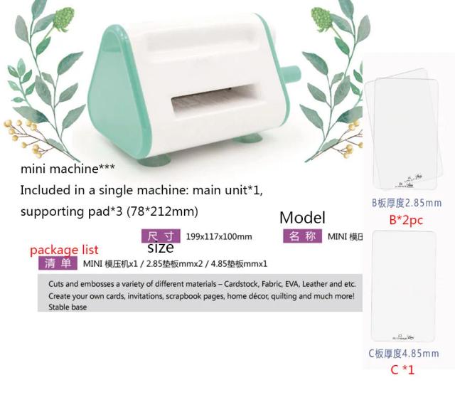Máquina de Corte A5 para Artesanato: Cortador de Papel, Cartão de Saudação e Flores em 3D