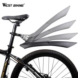 West biking bicicleta fender mountain bike pára-lamas conjunto ciclismo fender asas para 26 27.5 29 polegada frente/traseiro pára-choques - Image 2