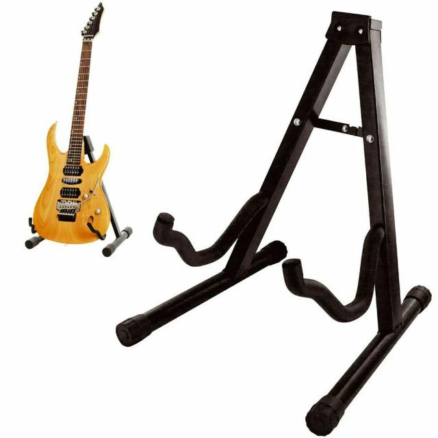 Suporte Portátil Dobrável para Instrumentos de Corda: Tripé para Guitarras, Ukuleles, Violinos e Violoncelos