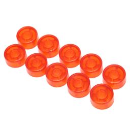 10 pçs footswitches pedal efeito guitarra elétrica pé boné de unhas amplificadores doces cor interruptor de pé toppers botão acessórios - Image 5