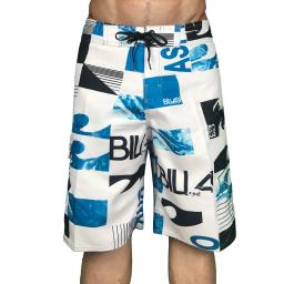 Calça de praia de surf masculina, fitness, esportes ao ar livre, shorts de natação de 5 pontos, colorido, perna larga, maiô, novo, verão - Image 1