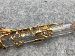Clarinete B-Flat profissional com estojo, alta qualidade, instrumentos de sopro, tubo preto, acessórios, novo - Image 5