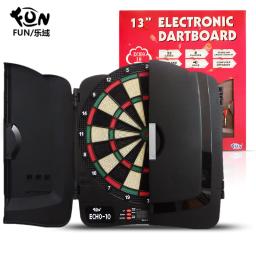 FUN-Electronic Dart Board Set para adultos e crianças, jogo multiplayer, dardo macio, casa, interior, fitness - Image 2