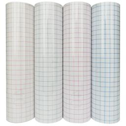 Rolo De Fita De Papel De Transferência De Vinil Com Grade De Alinhamento, Auto-adesivo, Fita Média Clara para Paredes 30x102cm, Adesivos - Image 2