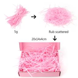 Material de enchimento de caixa de presente, cinta multicolor de lafite de papel desfiado diy para presente de festa de feriado e decoração de presente fita de absorção de impacto - Image 4
