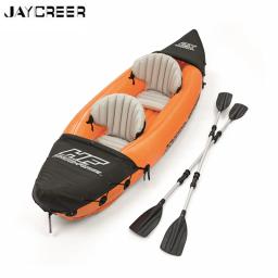 Jaycreer barco de caiaque de pesca inflável de 2 pessoas - Image 1